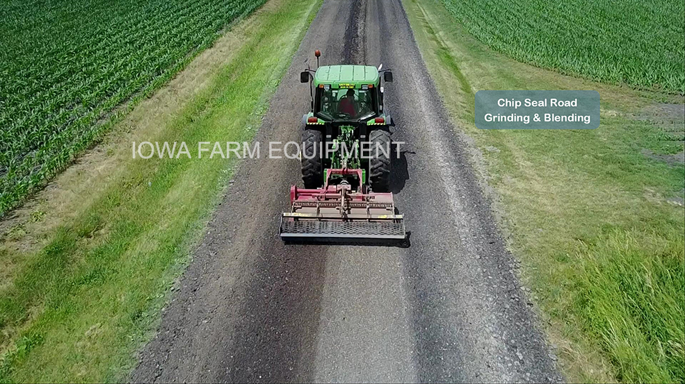 Valentini Iris 2000 Stone Burier with Mesh Roller